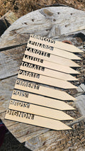 Identifications / piquets jardin en bois