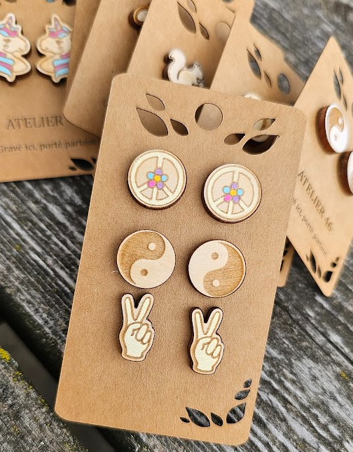 Boucles d'oreilles Stud PAIX