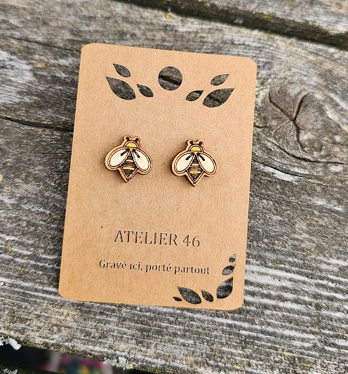 Stud Abeille en couleur