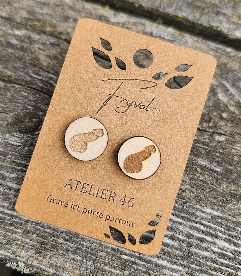 Boucles d'oreilles Stud Fryvol